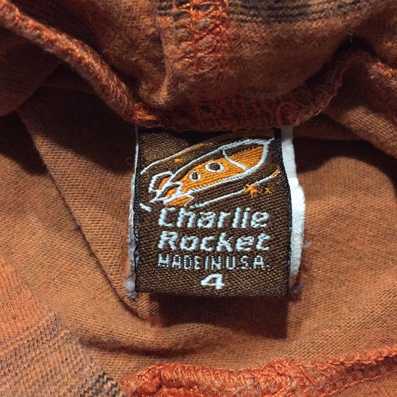 🚀Charlie Rocket size 4- long sleeve hooded orange - Picture 4 of 4